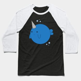 Puffy Narwhale Baseball T-Shirt